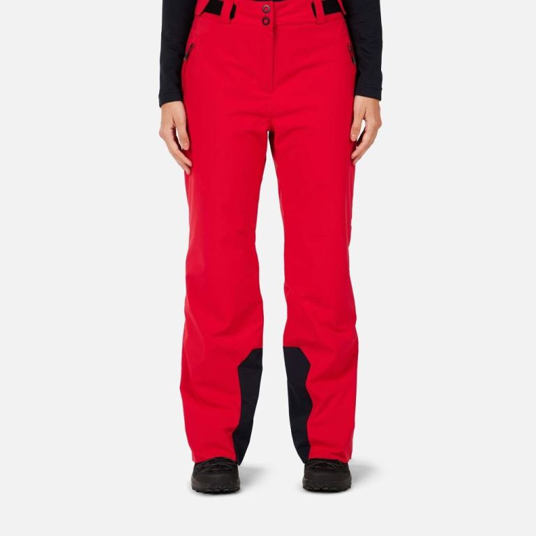 Rossignol W STRAWPILE INSULATED PANT-RUBY RED