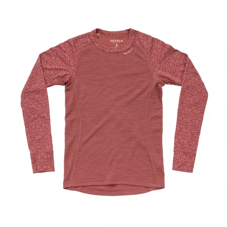 Devold DUO ACTIVE MERINO 205 SHIRT WMN marsala